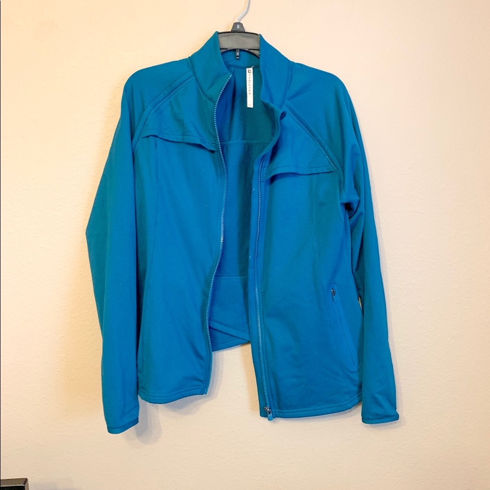 Fabletics Teal Jacket - Picture 2 of 4